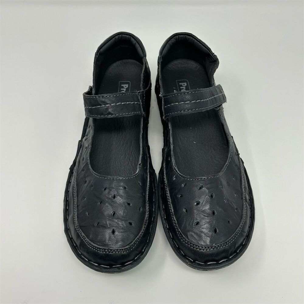 Propet Julene Black Blue Mary Jane Shoes Size 10 X2E (Extra Wide) Casual - Picture 4 of 13
